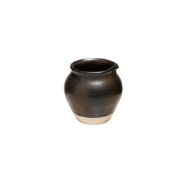 Small black ceramic jug